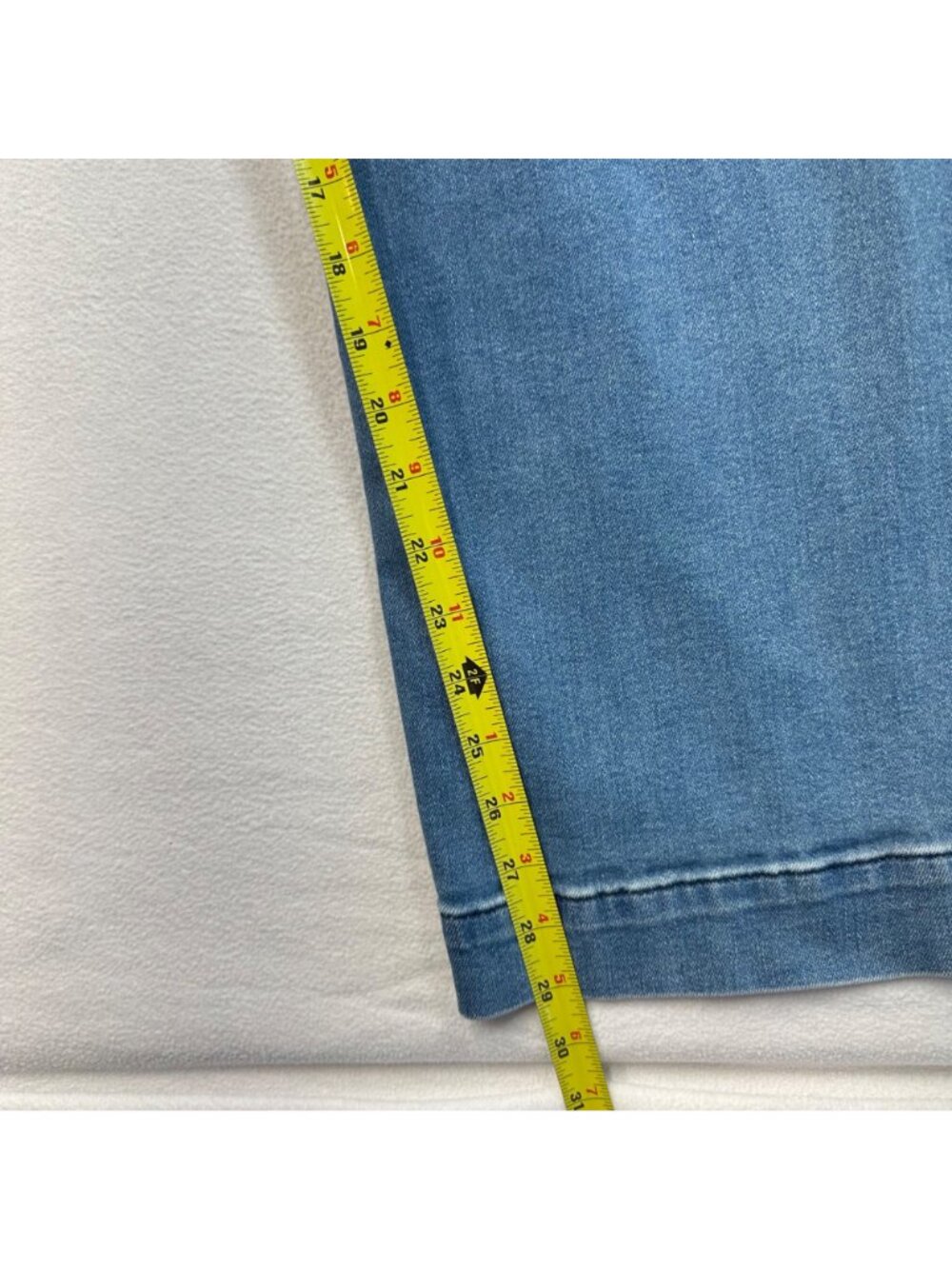Maeve Anthropologie The Colette High Rise Wide Leg Denim Jeans Sz 30x29 Stretch - Picture 8 of 13
